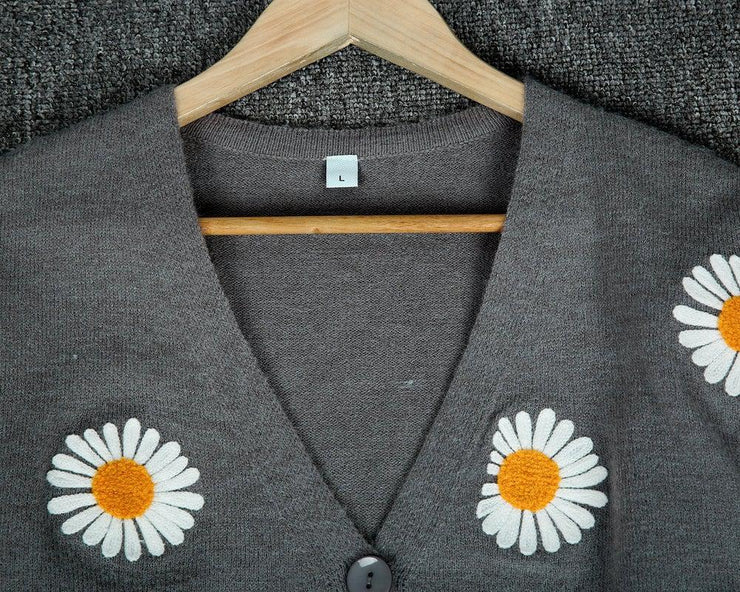 PureWear® - She Loves You Daisy Cardigan