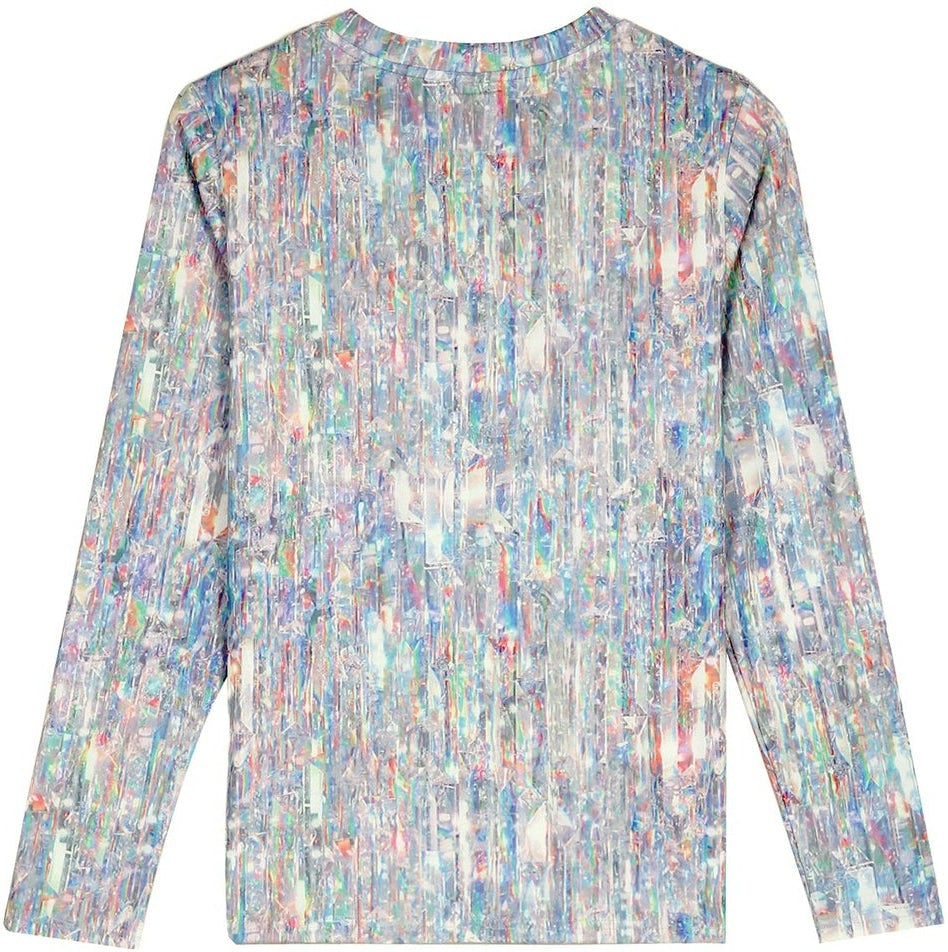 FallStil® - Raining Sparkle Print Long Sleeve Shirt