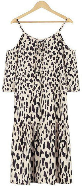 BlütenBliss® - Ready to Pounce dress with cheetah print