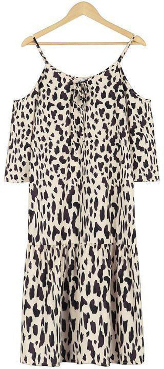 BlütenBliss® - Ready to Pounce dress with cheetah print