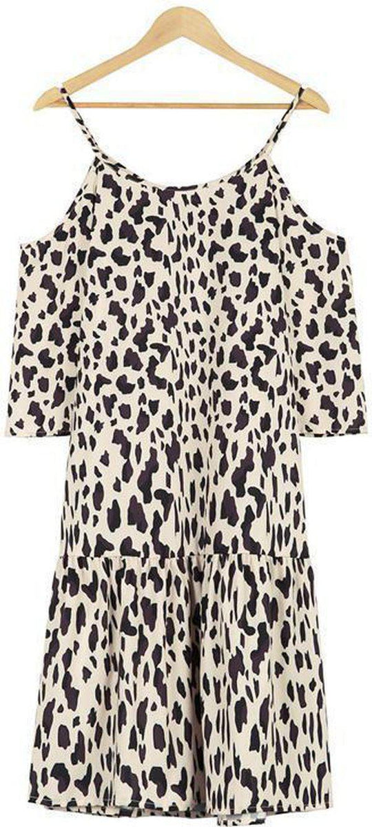 BlütenBliss® - Ready to Pounce dress with cheetah print