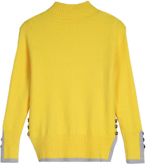 FallStil® - Beautiful yellow plain sweater