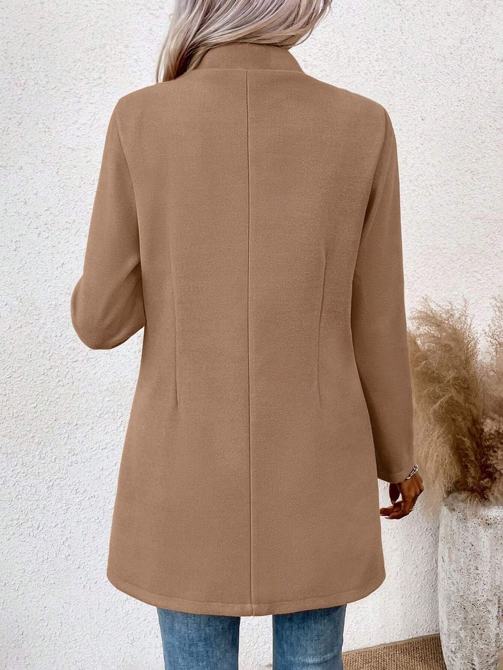 HerbstTrend® - Simple plain outerwear with long sleeves