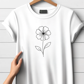 Minimalist Flower T-Shirt