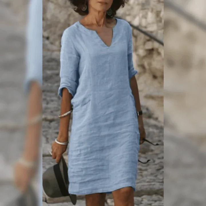 BioBlüte® - Tranquil midi dress Calm elegance for sunny days