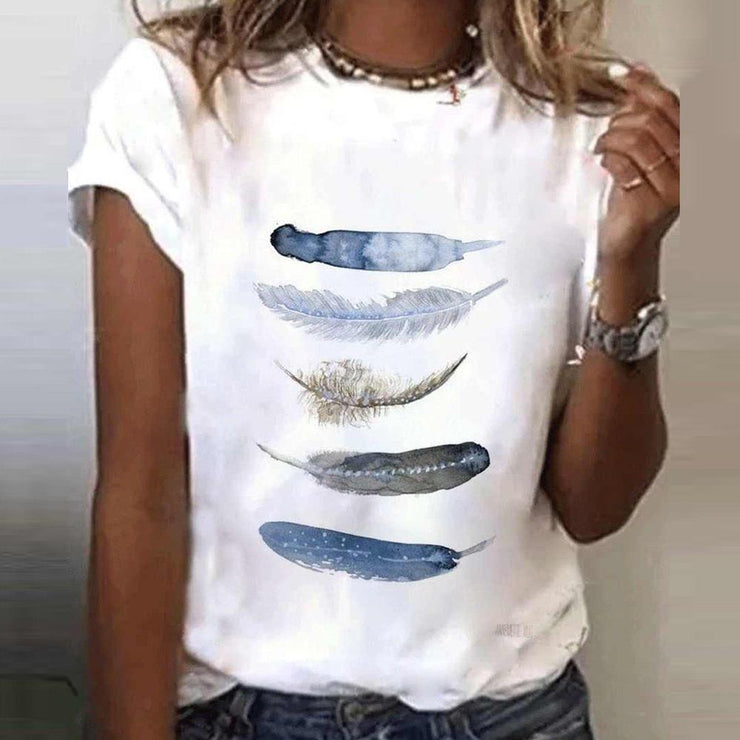 FallStil® - Freedom Feather Short Sleeve T-Shirt