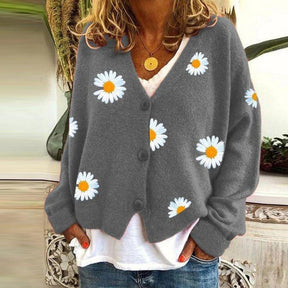 PureWear® - She Loves You Daisy Cardigan