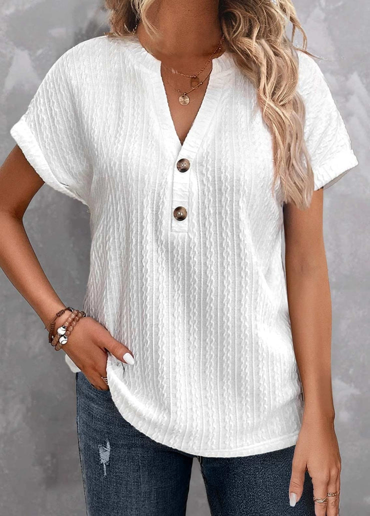 PureWear® - Plain basic top with short sleeves