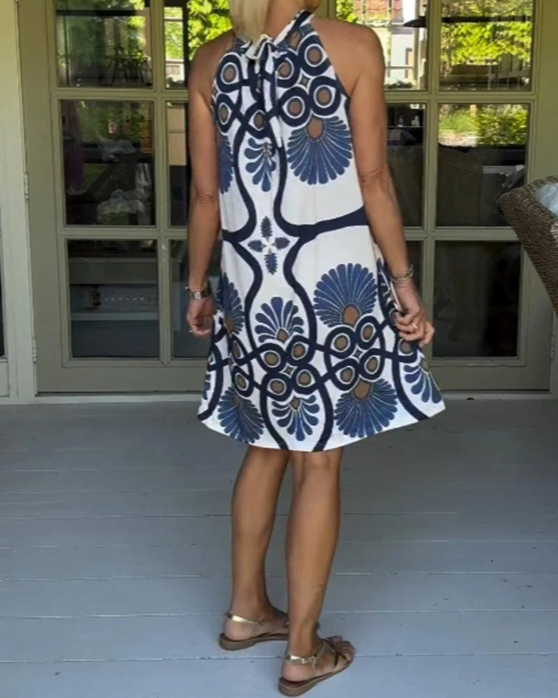 Patterned Shine Dress 