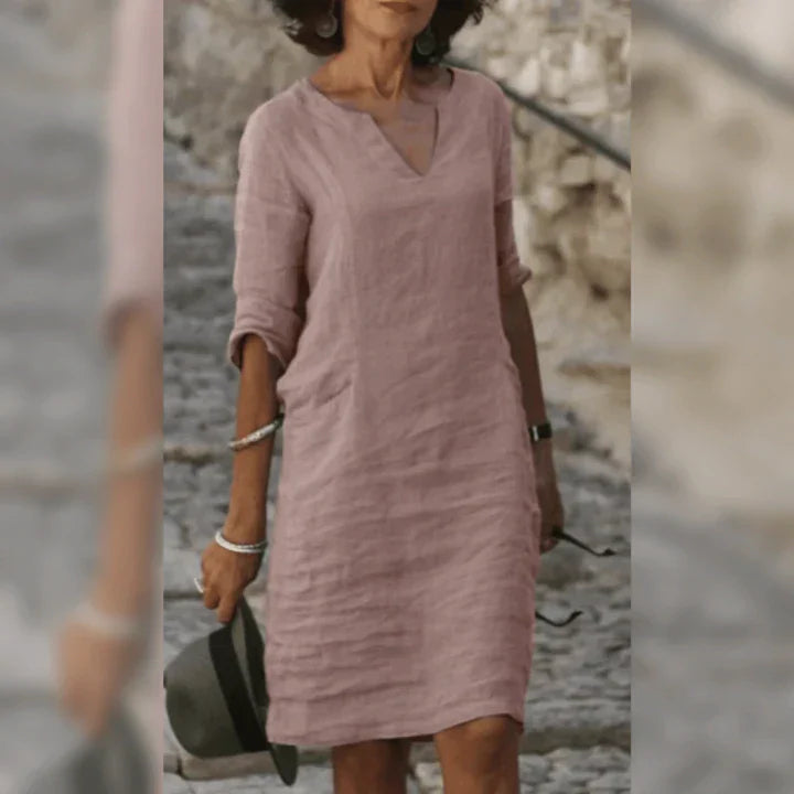 BioBlüte® - Tranquil midi dress Calm elegance for sunny days