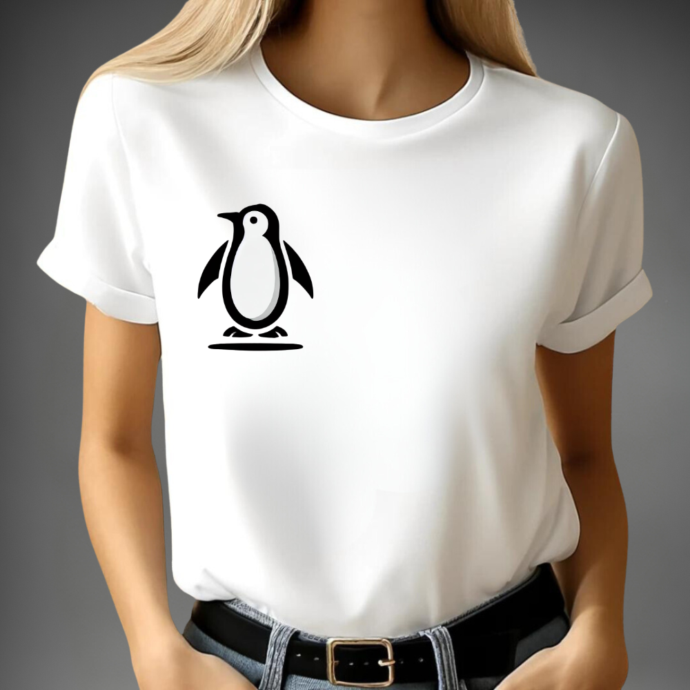 Minimalist Penguin T-Shirt