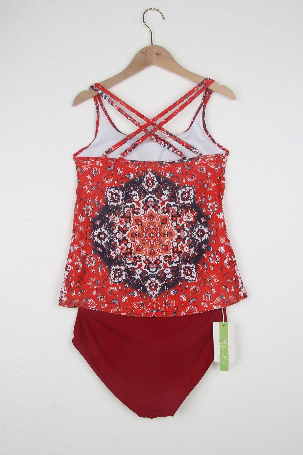 CabanaCouture® - Eye-catching sleeveless red swimwear