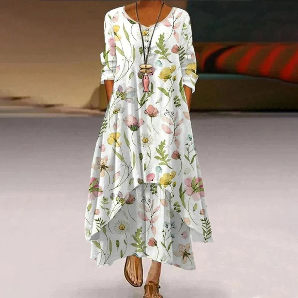 Flower meadow maxi dress