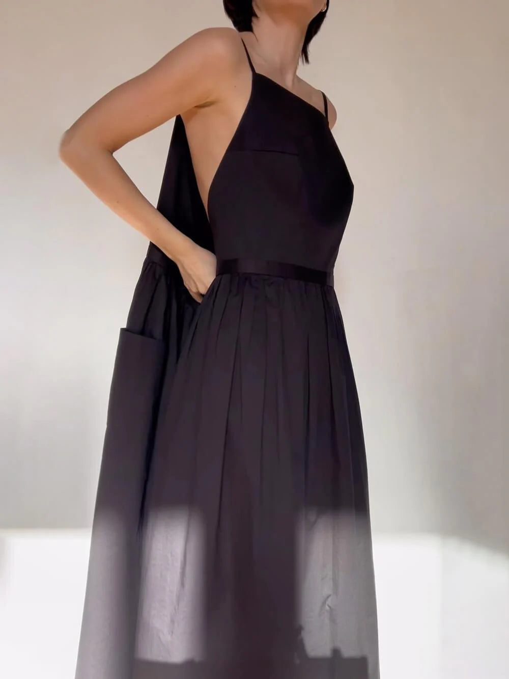 BlackElegance MaxiDress