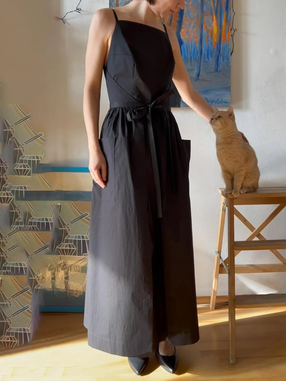 BlackElegance MaxiDress