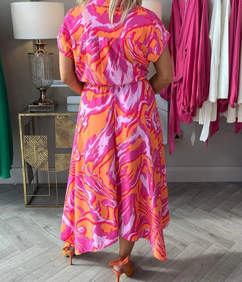 PinkVibes Maxi Dress