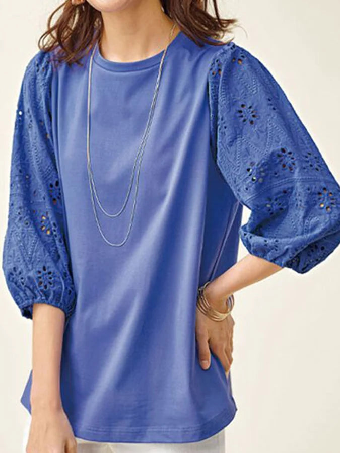 Azur neckline top