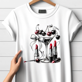 Cherry Lipstick - T-Shirt