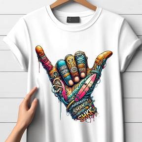 Shaka Vibes Graffiti Shirt