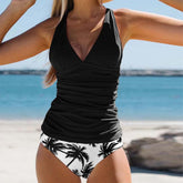 PureWear® - Cool black sleeveless swimwear