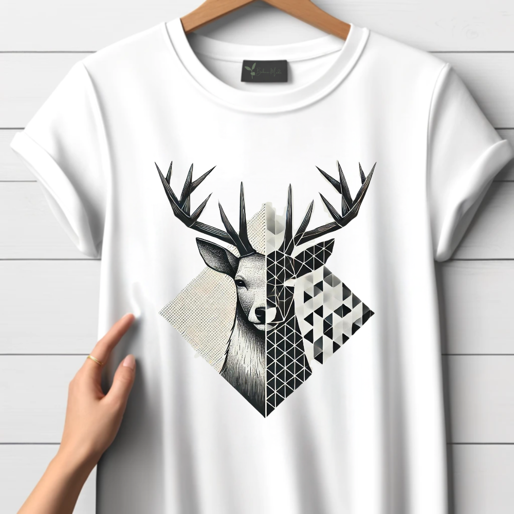 Geometric Deer T-Shirt