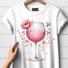 Glamour Wine Glass Shirt