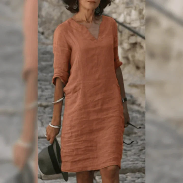 BioBlüte® - Tranquil midi dress Calm elegance for sunny days