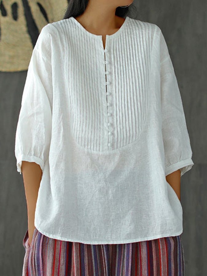 Boho ruffle shirt