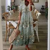 FlowerMagic Maxi Dress