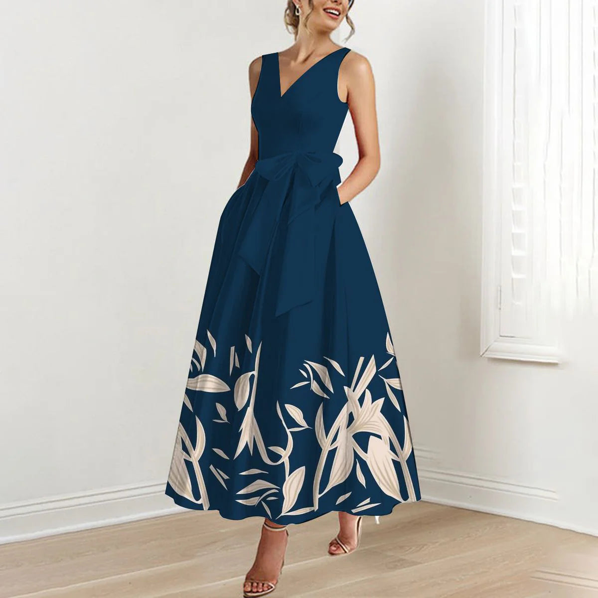 BlueFlair Maxi Dress