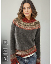 WinterTrend® - Long-sleeved sweater with stylish print