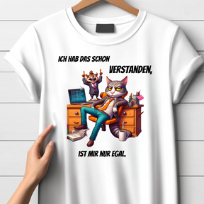 Bürokatze | Lustiges Statement Shirt | Humorvolles Design für Arbeit und Alltag | Perfekt für kalte Wintertage