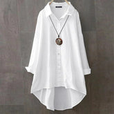 WhiteElegance long-sleeved blouse