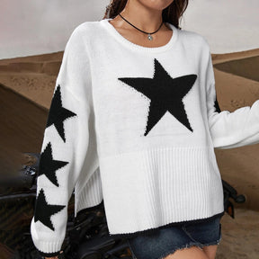 WinterStil® - Baggy Star long-sleeved sweater