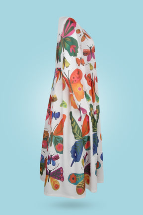 Flower magic midi dress