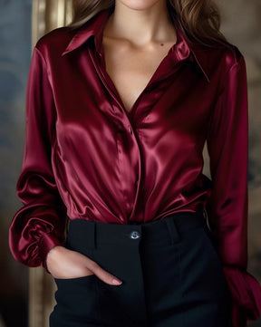 RubySatin Elegance