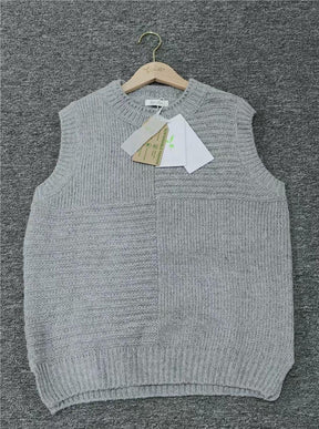 Celestial® - Grey sleeveless plain sweater