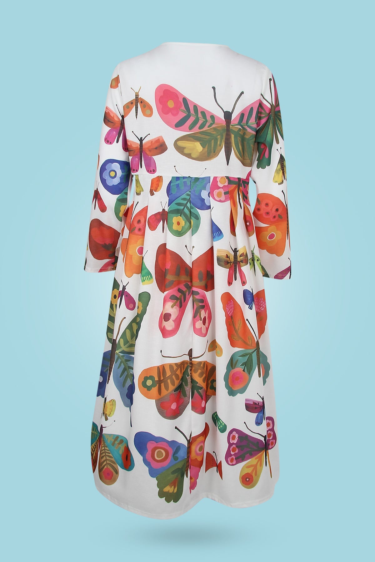 Flower magic midi dress