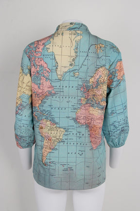 World Map Blouse