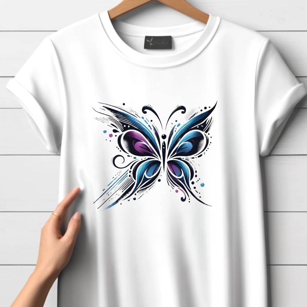 Color Explosion Butterfly T-Shirt