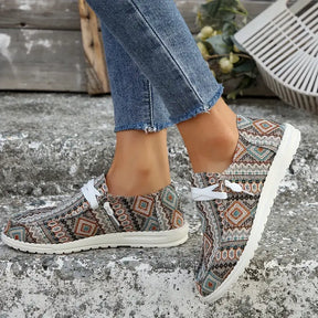 BioBlüte® - Aztec pattern comfort leisure sneakers