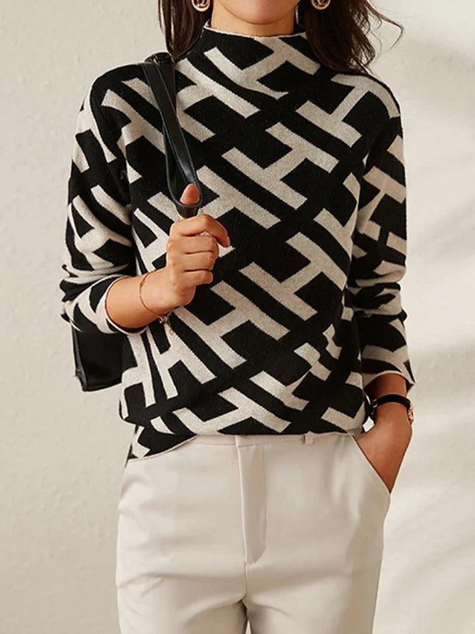 Monochrome trend coat