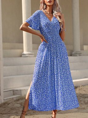 Sky blue maxi dress