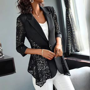 Lace Blazer Black