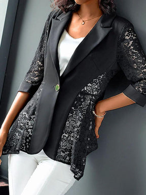 Lace Blazer Black