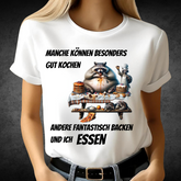 Waschbär Humor Shirt | Lustiges Essen-Design | Statement Shirt für Food-Liebhaber | Perfekt für den Winter