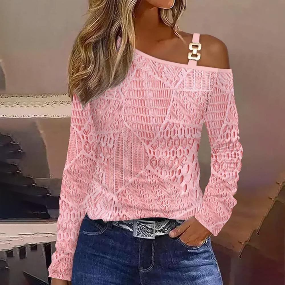 HerbstTrend® - Cute pink long-sleeved top