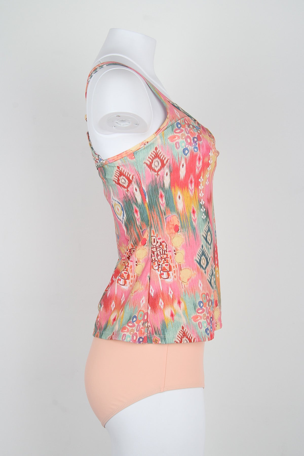 CabanaCouture® - Orange sleeveless swimwear with print