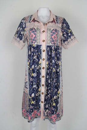 Vintage tunic dress floral