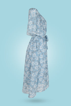 Flower Sky Midi Dress